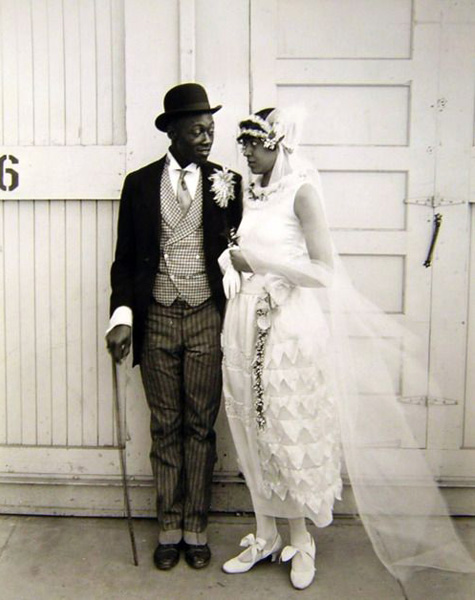 1920s - wedding couple