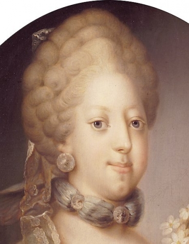 Queen Carolina Matilde of Denmark (1751-1775) by Peder Als, before 1775, Rosenborg Castle