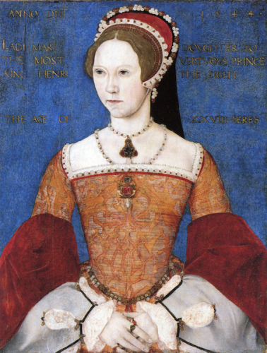 Portrait of Mary I (1516-1558) by Master John, 1544, National Portrait Gallery