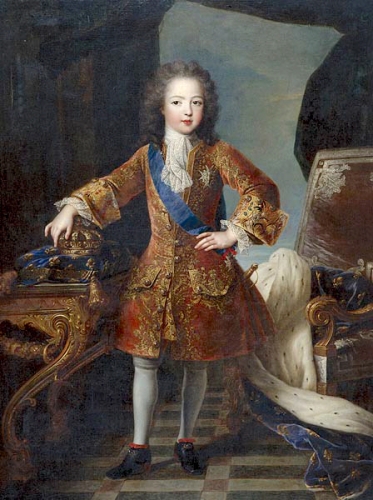 Portrait of King Louis XV of France as child by Pierre Gobert, circa 1715, Fundación Yannick i Ben Jakober