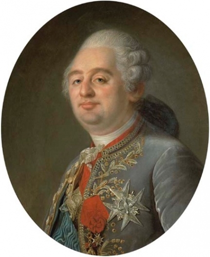 Portrait of Louis XVI of France (1754-1793) by Joseph Boze, c. 1784, via Wikimedia Commons