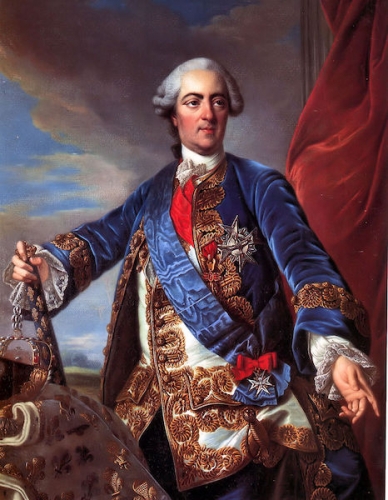 Portrait of Louis XV, King of France (1710-1774) by Workshop of Louis-Michel van Loo, 18th century, musée des Beaux-Arts et d'Archéologie de Châlons-en-Champagne