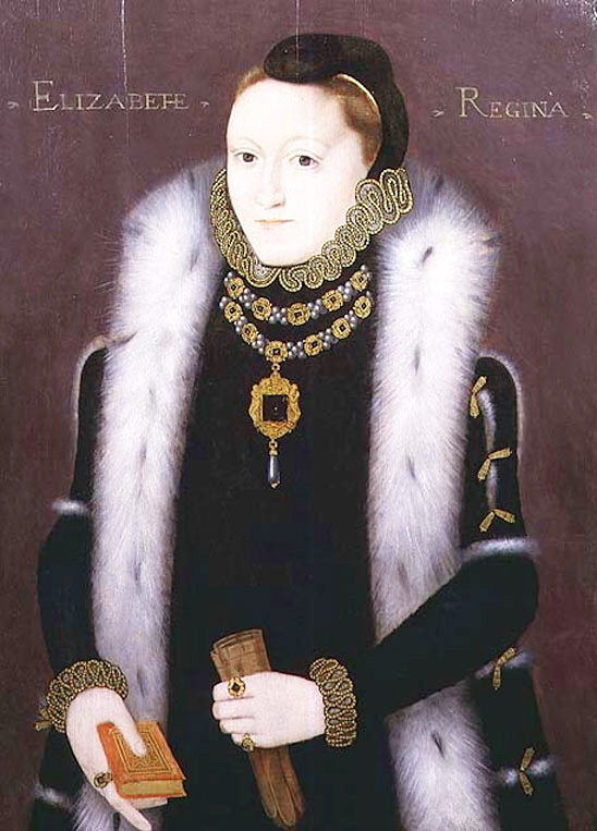 1560 - Elizabeth I, Clopton portrait, unknown artist
