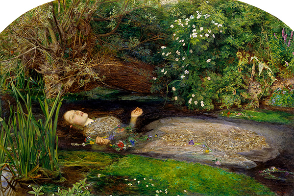 1851-52 - Ophelia by John Everett Millais
