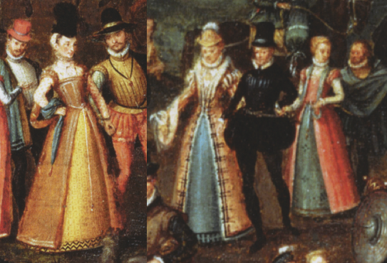 A Fête at Bermondsey or A Marriage Feast at Bermondsey, attributed to Marcus Gheeraerts the Elder, c. 1569, private collection. 