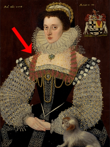 1579 - Dorothy Bray, Baroness Chandos, John Bettes the Younger, via Wikimedia Commons