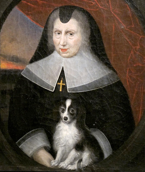 1667 - Françoise of Lorraine as a widow by unknown artist, via Wikimedia Commons
