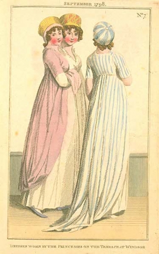 Fashions of London and Paris - Sept 1798