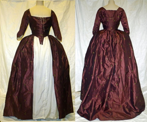 Gown, 1780s (altered 1790s and 19th century), Victoria & Albert Museum