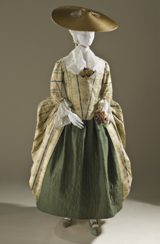 Woman's Dress (Robe à l'anglaise), c. 1775, Los Angeles County Museum of Art