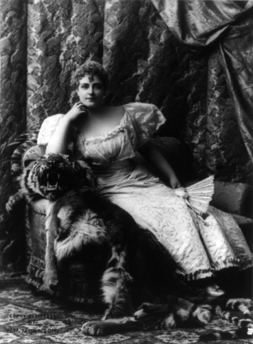 Lillian Russell, American actress, 1893, Library of Congress