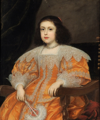 Portrait of Mary Magdalene Farnese of Parma and Piacenza by Justus Sustermans, 1639-40, Galleria Palatina