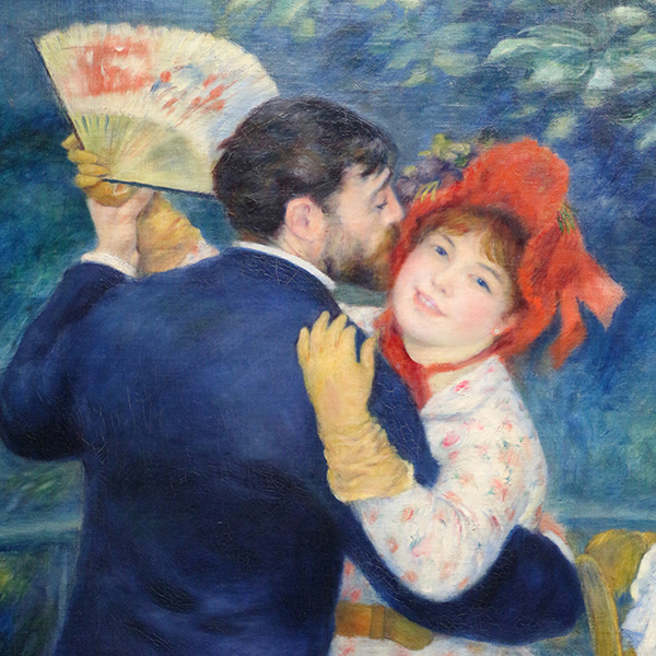 1883 - Danse à la campagne by Pierre-Auguste Renoir