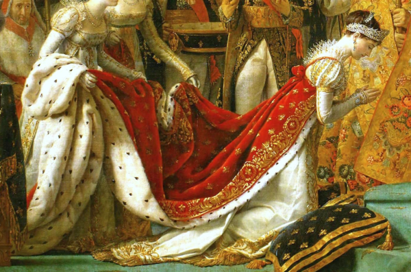 Coronation of Emperor Napoleon I and Coronation of the Empress Josephine in Notre-Dame de Paris, December 2, 1804 by Jacques-Louis David and Georges Rouget, 1805-07, Louvre Museum