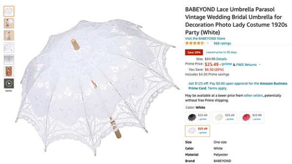 battenburg lace parasol amazon