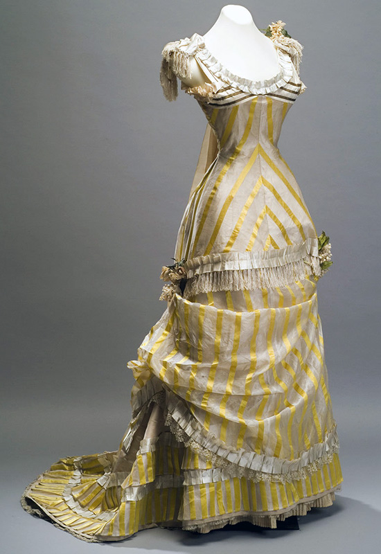 1877 - ball gown at Museo de Historia Mexicana