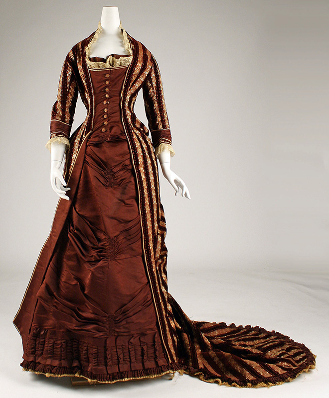 1878 - afternoon dress at the Met Museum