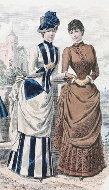 1884 - Revue de la Mode fashion plate