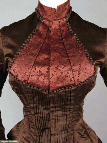1880s - bustle dress at Augusta Auction