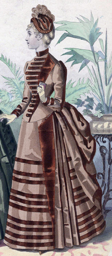 1886 - La Mode Illustree fashion plate