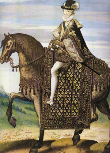 Equestrian portrait of Henri IV of France (1553-1610), 16th century, Condé Museum