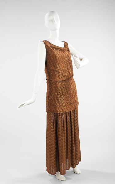 Evening dress ca. 1920 Jessie Franklin Turner American Met Museum