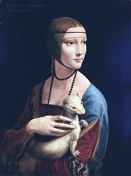 1490 - Lady With an Ermine by Leonardo da Vinci
