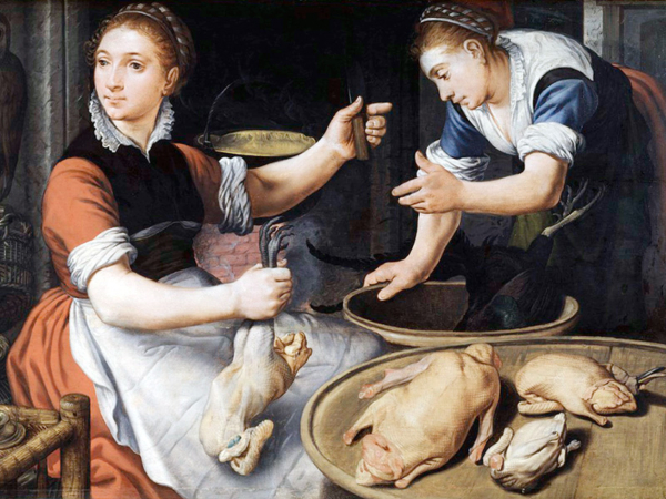 1562 - Two Women Cooking by Pieter Aertsen