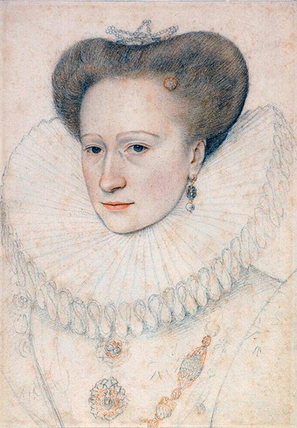 1580-84 - Christine de Lorraine by François Quesnel