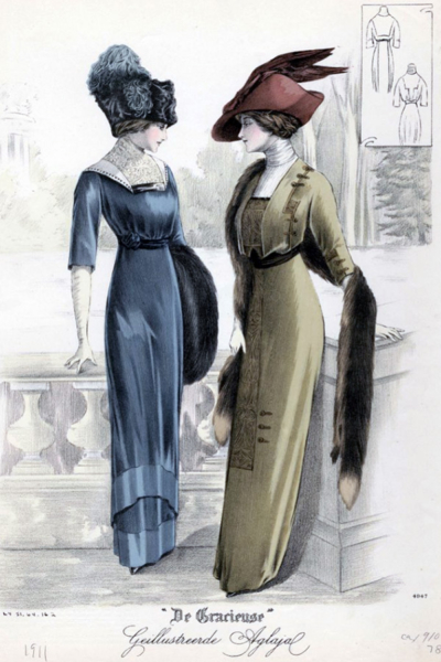 1911 - De Gracieuse fashion plate