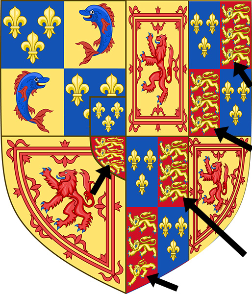 1559 - Royal Arms of the Kingdom of Scotland