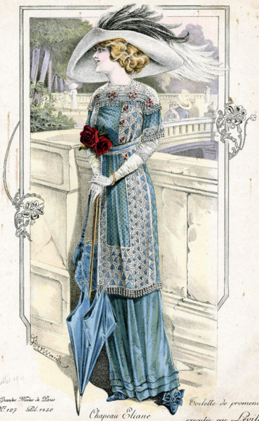 1913 - Chapeau Eliane fashion plate