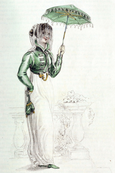 1811 - Promenade dress from Ackermann's fashion plates