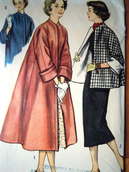 1950s Simplicity pattern swing coat