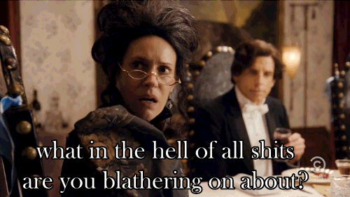 Another Period - What in the hell of all shits are you blathering on about?