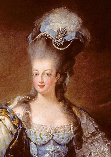 Marie-Antoinette by Jean-Baptiste André Gautier-Dagoty, 1775, Palace of Versailles